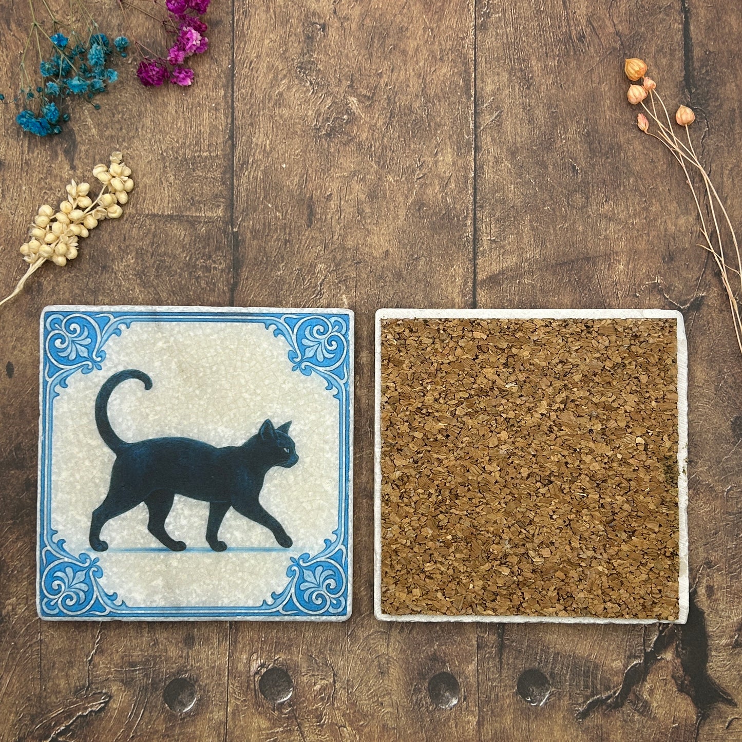 Delft Style Black Cats