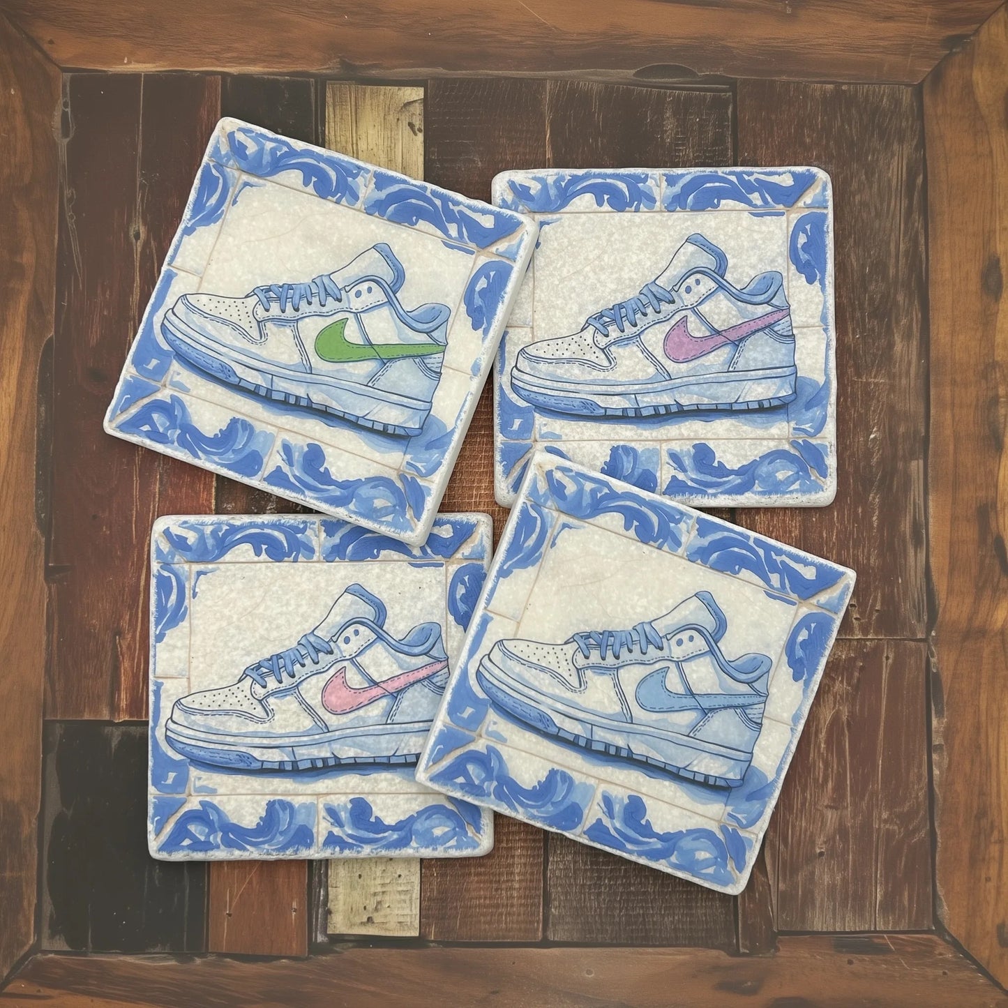 4 Dutch Delft Nike Trainers