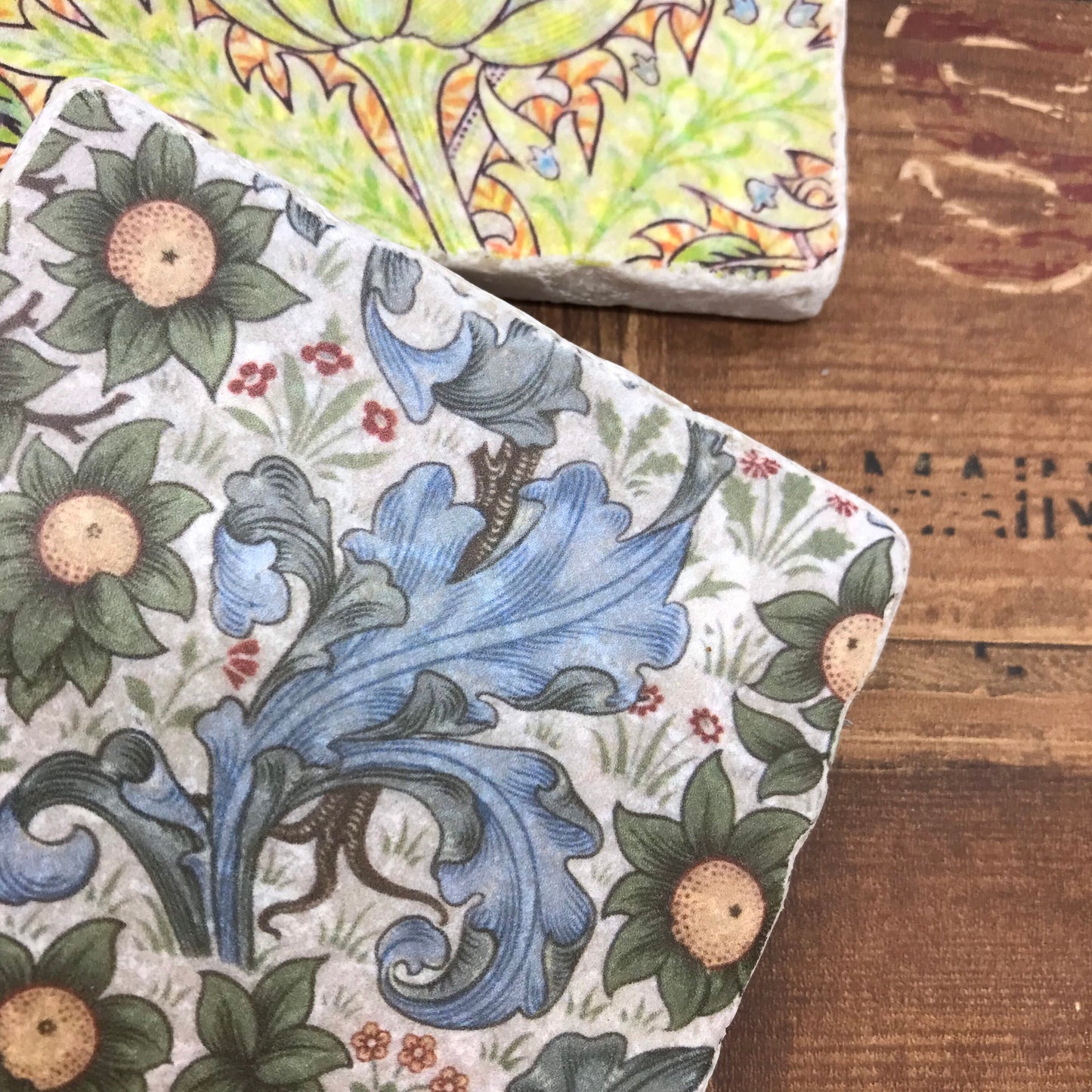 William Morris Stone Coasters