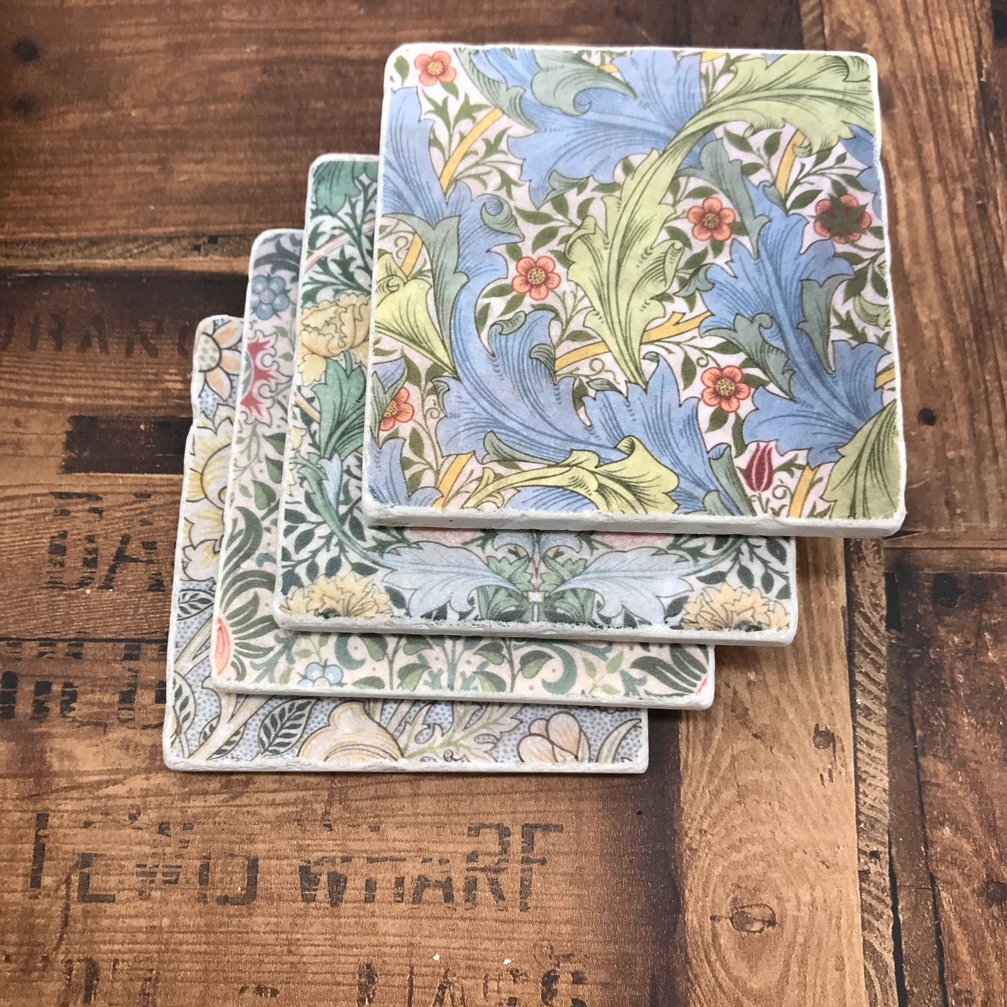 William Morris Stone Coasters