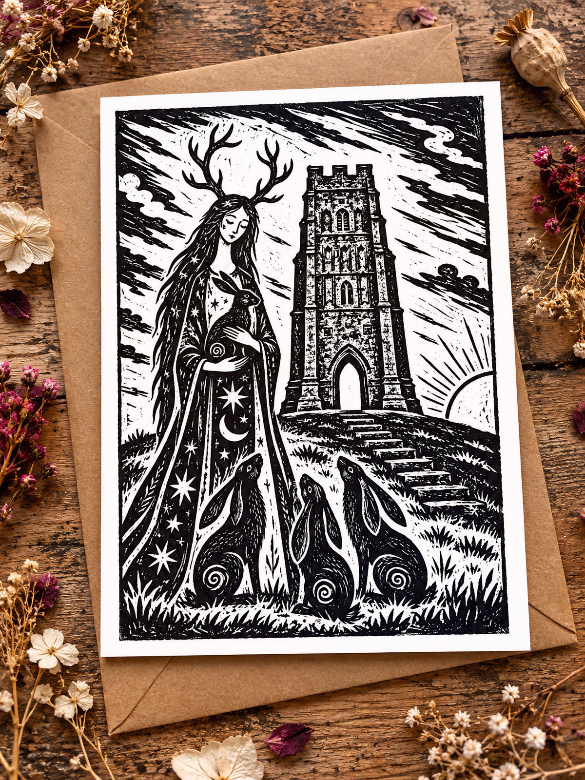 Glastonbury Tor Card