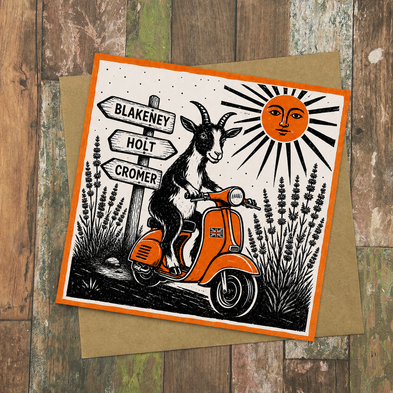 Norfolk Road Trip Greeting Card