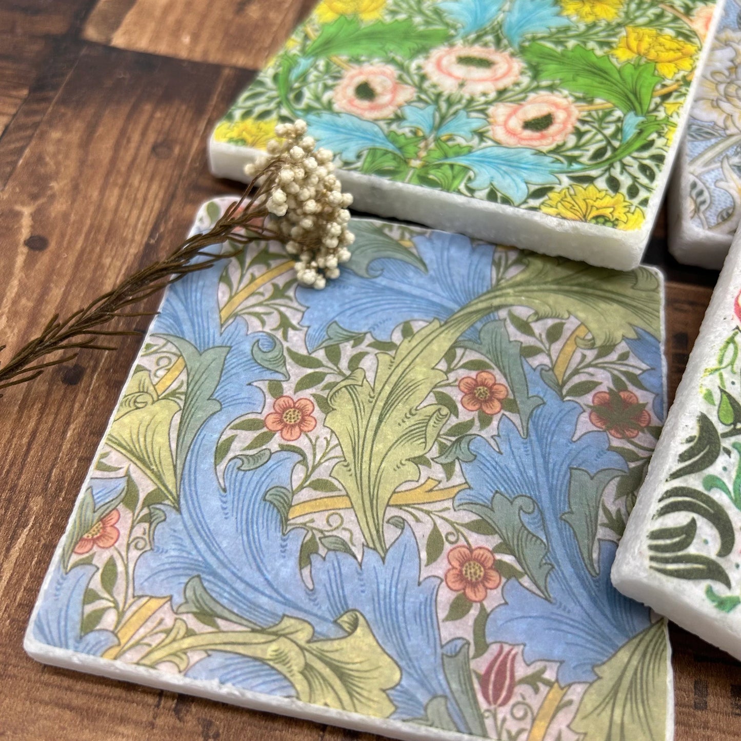 William Morris Stone Coasters