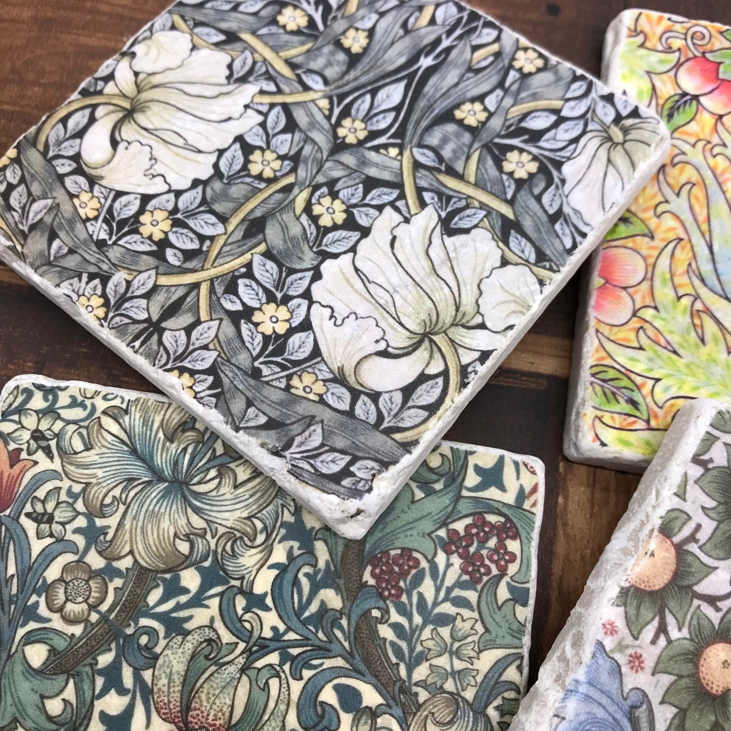 William Morris Stone Coasters