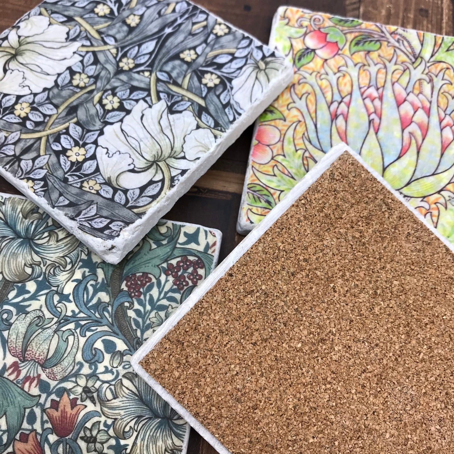 William Morris Stone Coasters
