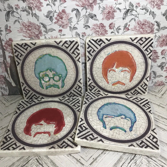Beatles Antique Style Coasters