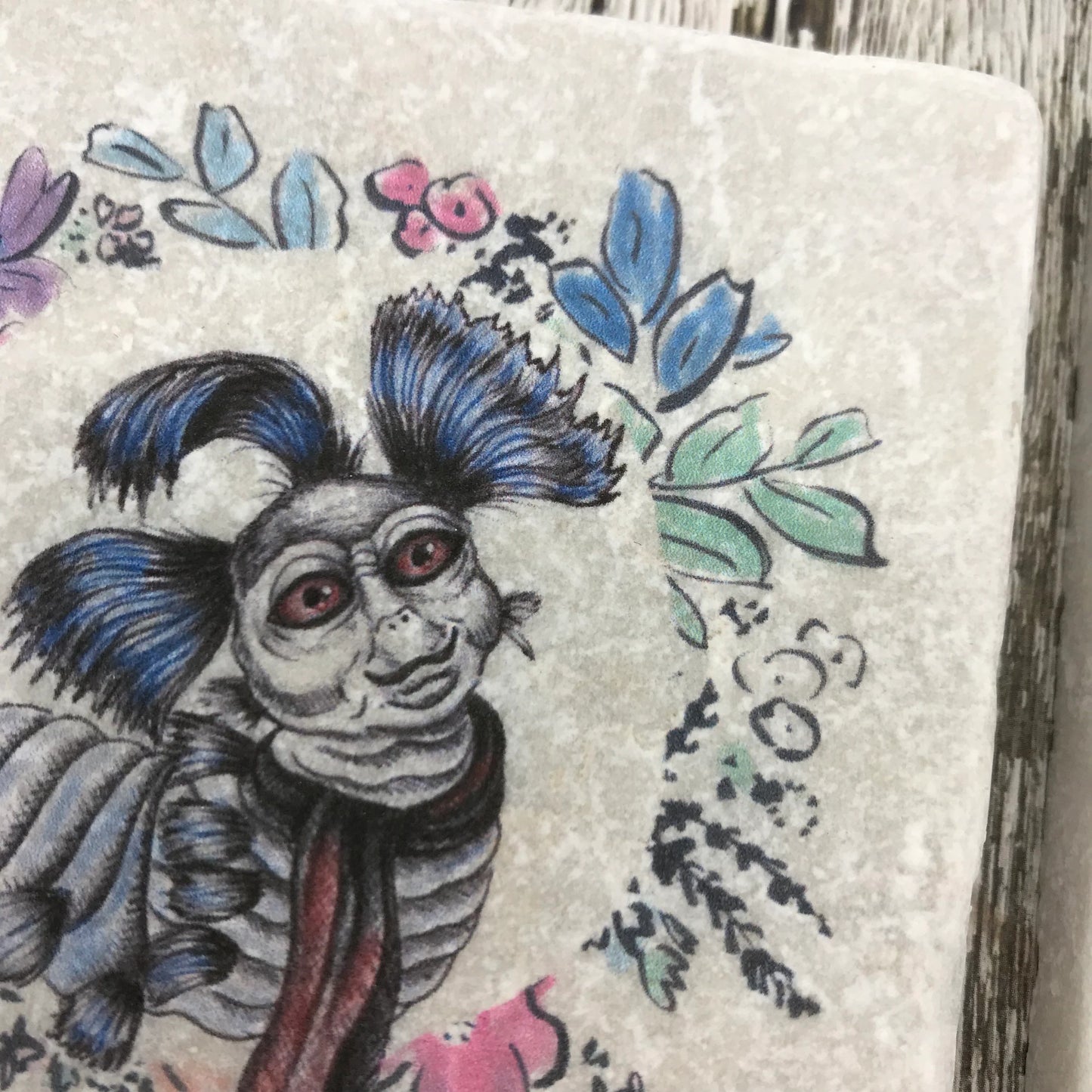 Labyrinth Natural Stone Coasters