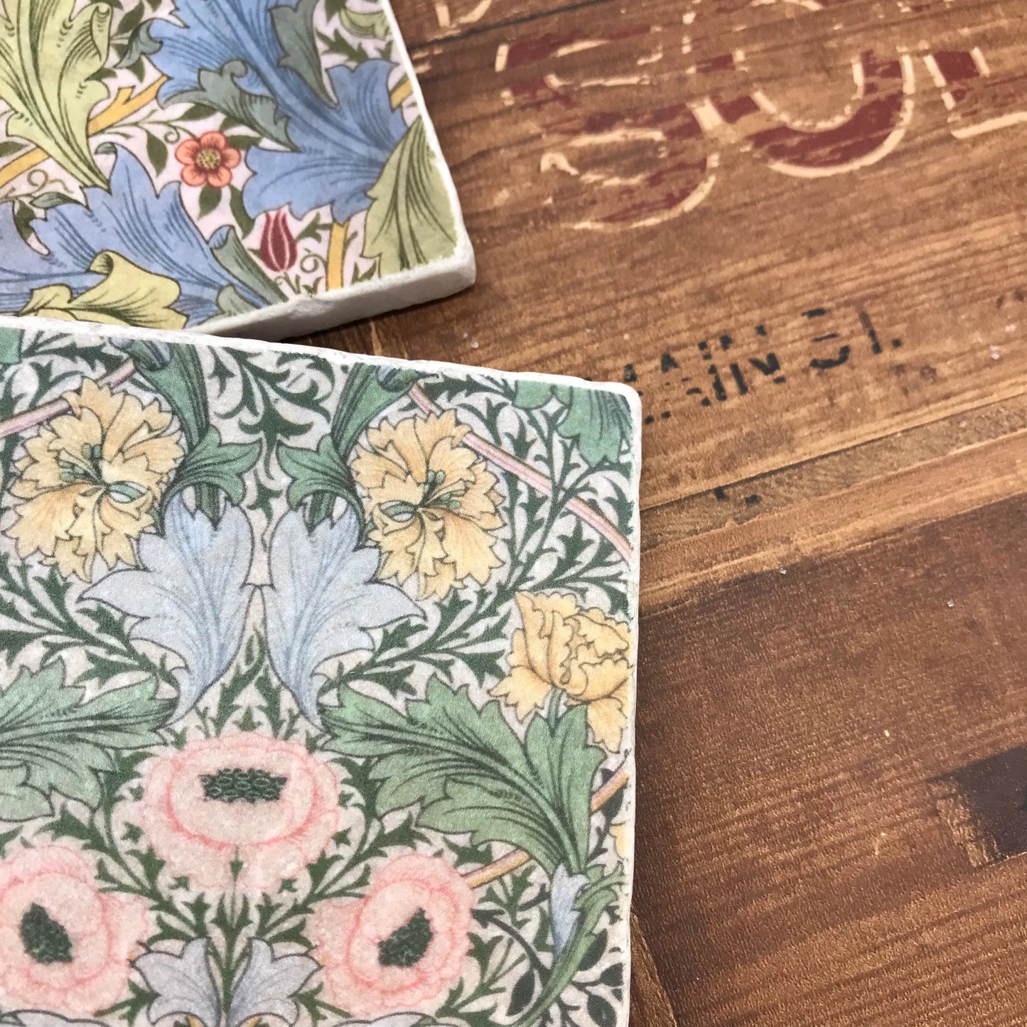 William Morris Stone Coasters