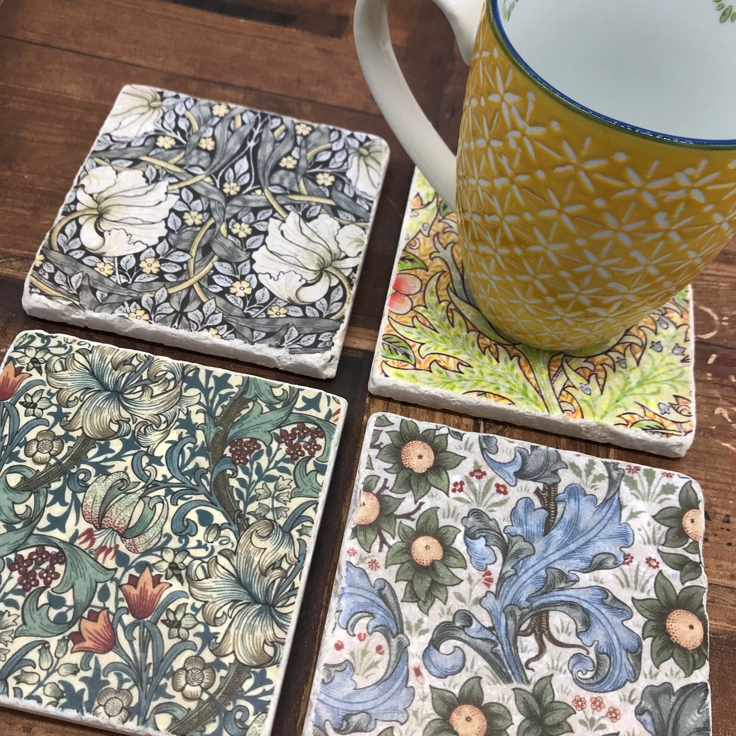 William Morris Stone Coasters