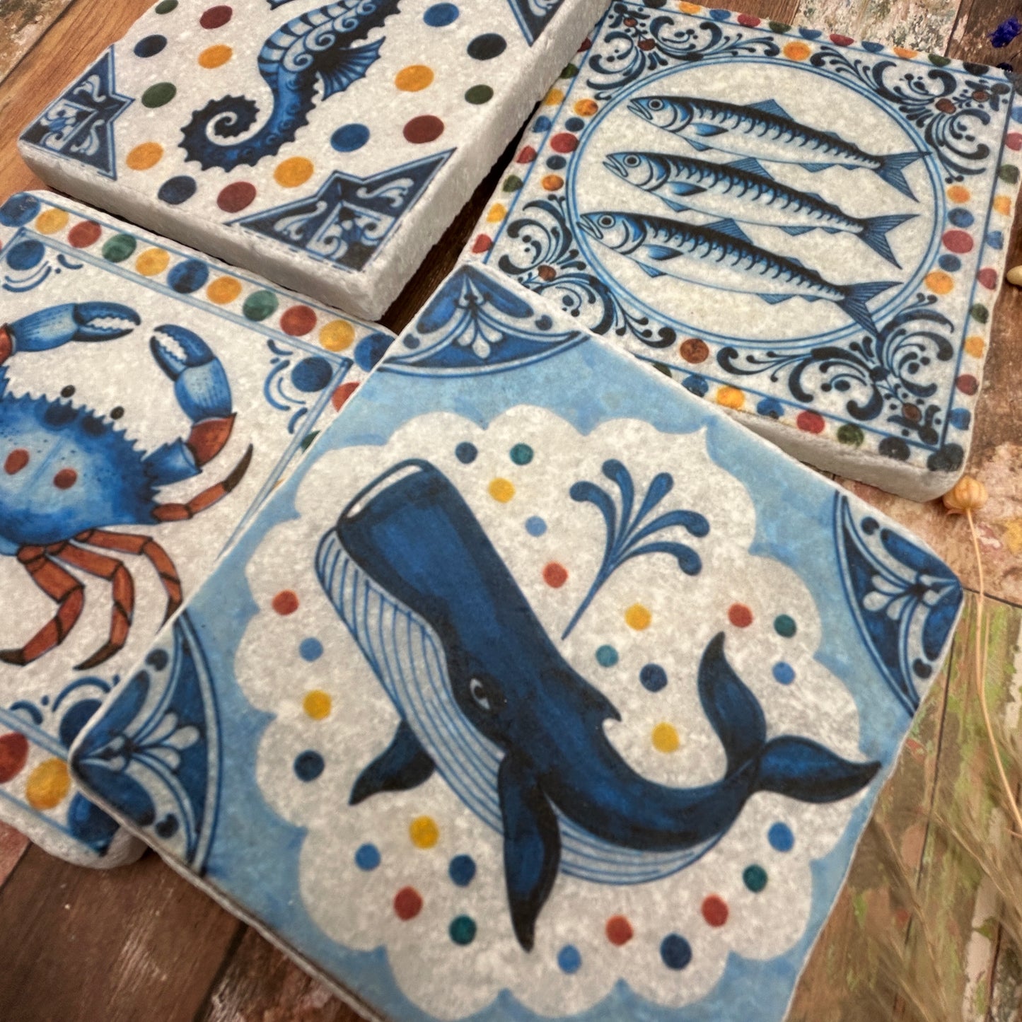 Coastal Folk Natural Stone Coasters