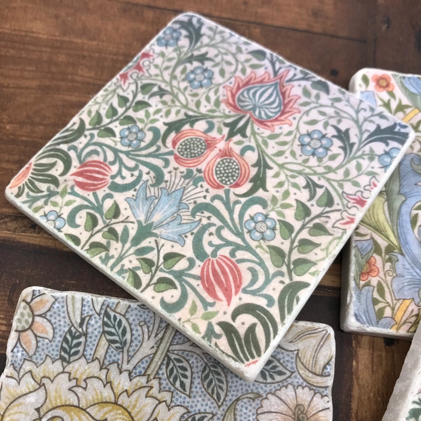 William Morris Stone Coasters