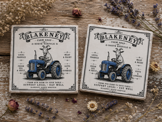 Blakeney Farm Shop Natural Stone Coasters