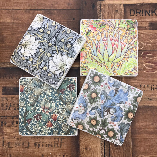 William Morris Stone Coasters
