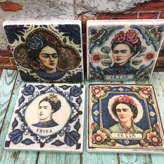 Frida Natural Stone Coasters