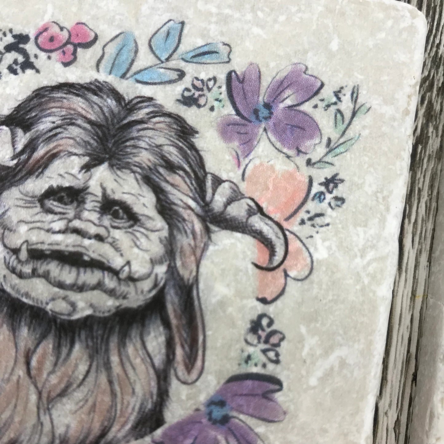 Labyrinth Natural Stone Coasters