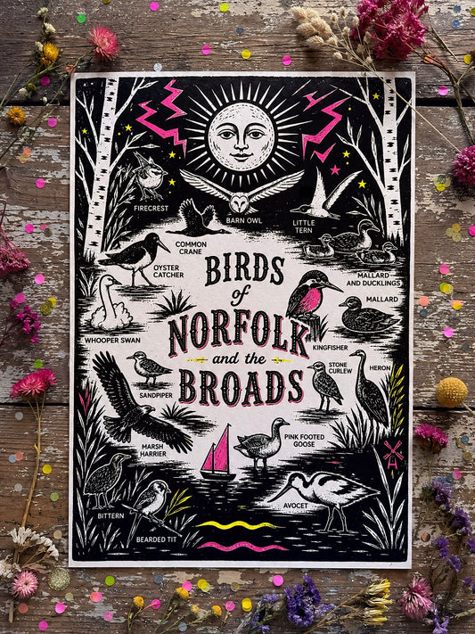 Birds of Norfolk Print