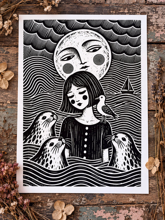 The Seal Keeper Print